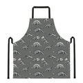 Dinosaur Fossil Pattern Print Apron