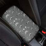 Dinosaur Fossil Pattern Print Car Center Console Cover