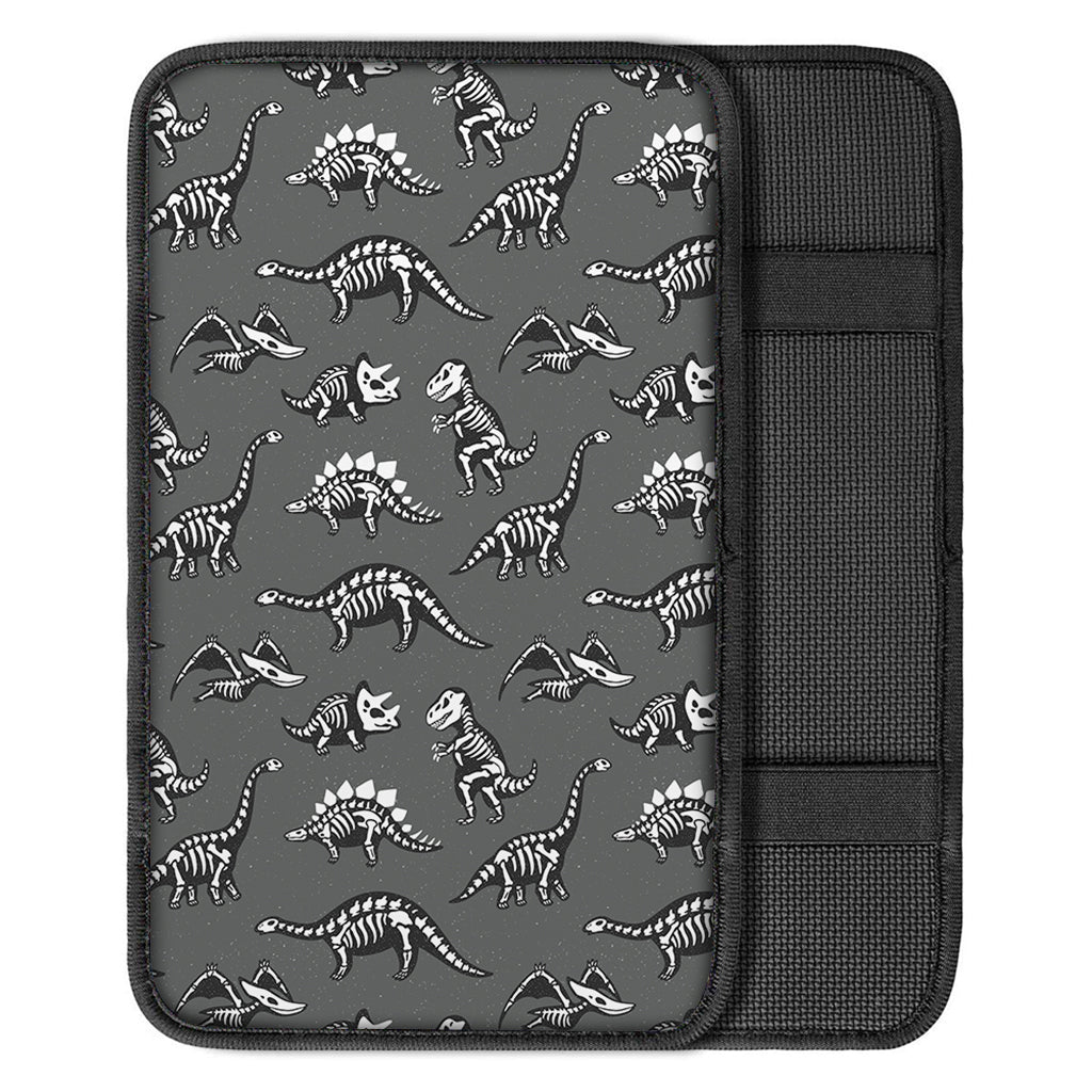 Dinosaur Fossil Pattern Print Car Center Console Cover
