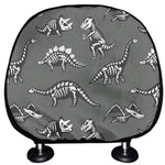 Dinosaur Fossil Pattern Print Car Headrest Covers
