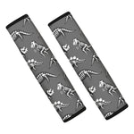 Dinosaur Fossil Pattern Print Car Seat Belt Covers