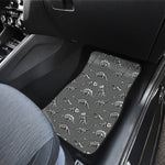 Dinosaur Fossil Pattern Print Front and Back Car Floor Mats