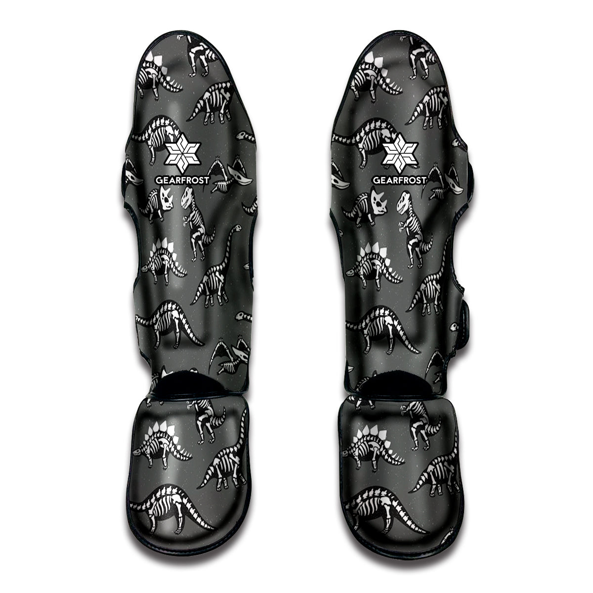 Dinosaur Fossil Pattern Print Muay Thai Shin Guard
