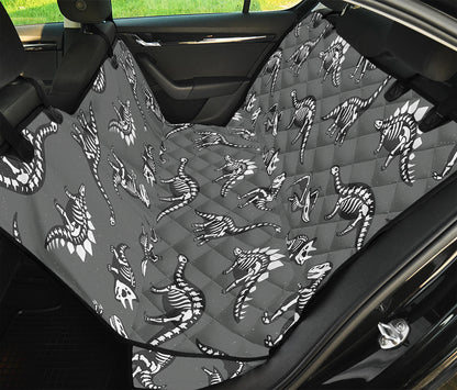 Dinosaur Fossil Pattern Print Pet Car Back Seat Cover