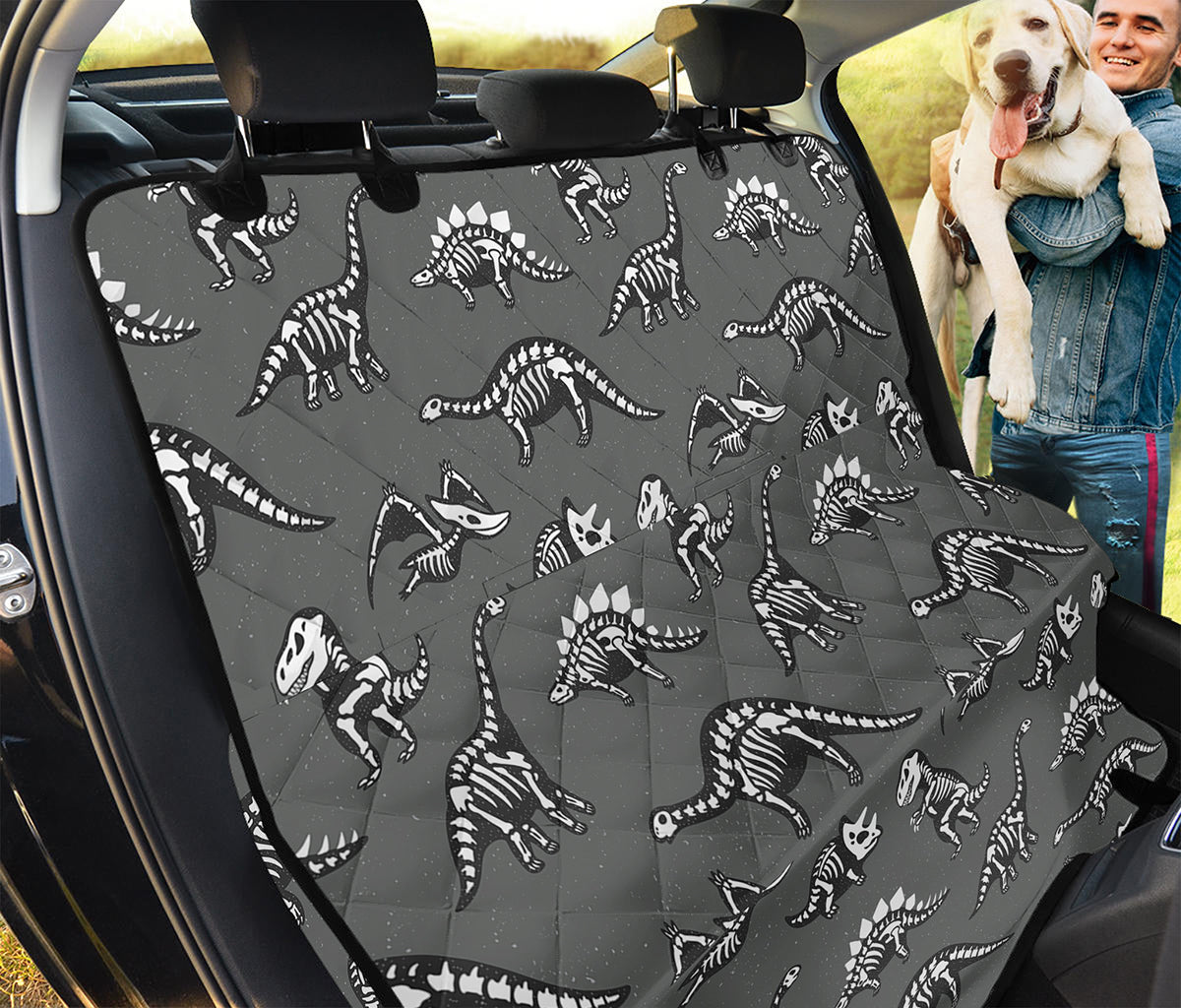 Dinosaur Fossil Pattern Print Pet Car Back Seat Cover