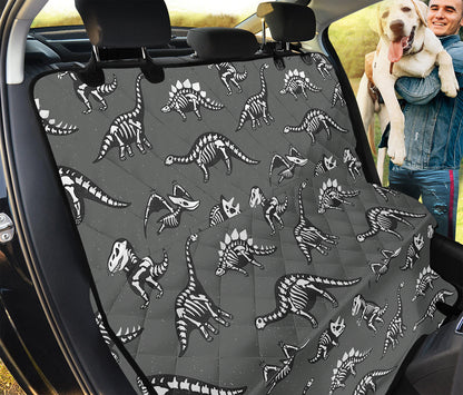 Dinosaur Fossil Pattern Print Pet Car Back Seat Cover