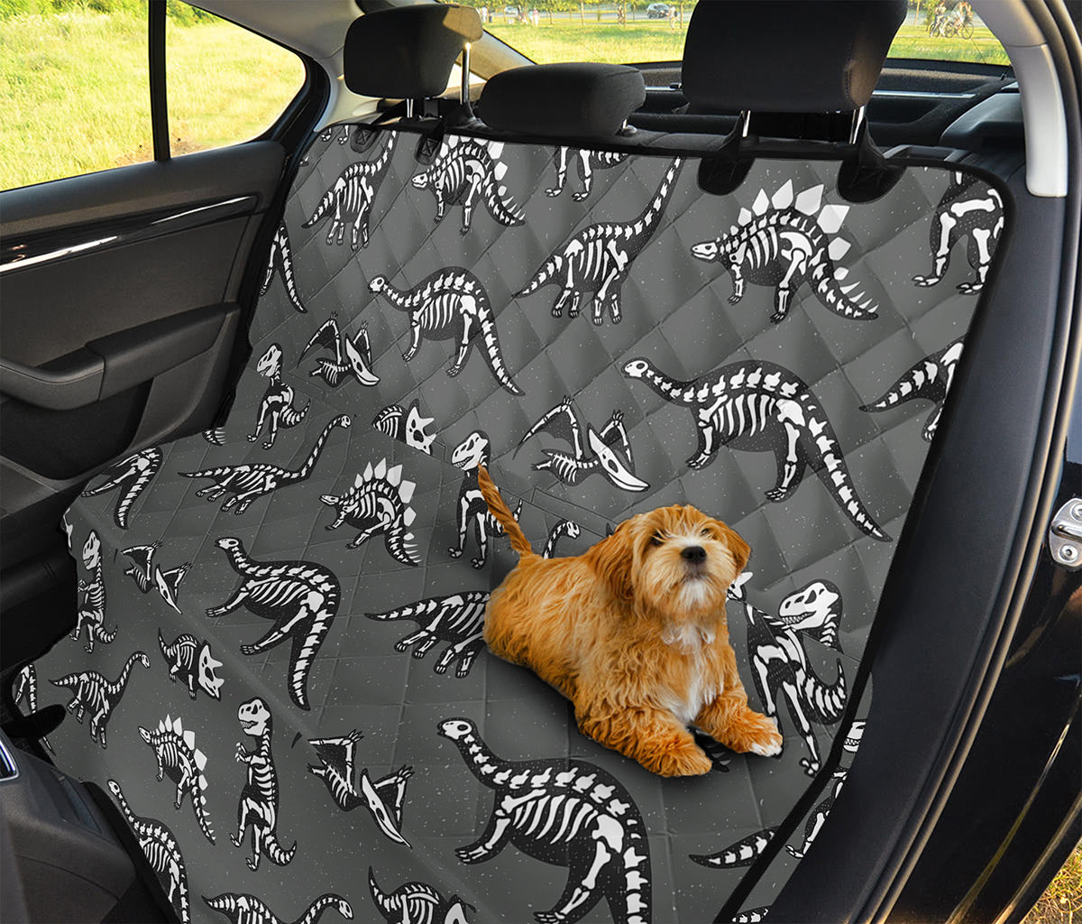 Dinosaur Fossil Pattern Print Pet Car Back Seat Cover