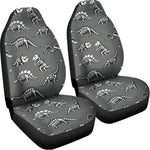 Dinosaur Fossil Pattern Print Universal Fit Car Seat Covers
