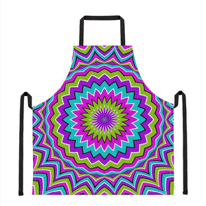 Dizzy Circle Moving Optical Illusion Apron