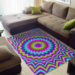 Dizzy Circle Moving Optical Illusion Area Rug GearFrost