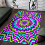 Dizzy Circle Moving Optical Illusion Area Rug GearFrost