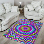 Dizzy Circle Moving Optical Illusion Area Rug GearFrost