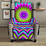 Dizzy Circle Moving Optical Illusion Armchair Protector