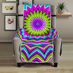 Dizzy Circle Moving Optical Illusion Armchair Protector