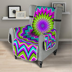 Dizzy Circle Moving Optical Illusion Armchair Protector