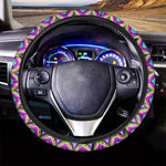 Dizzy Circle Moving Optical Illusion Car Steering Wheel Cover
