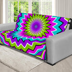 Dizzy Circle Moving Optical Illusion Futon Protector