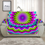 Dizzy Circle Moving Optical Illusion Half Sofa Protector