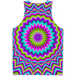 Dizzy Circle Moving Optical Illusion Men's Tank Top