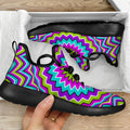 Dizzy Circle Moving Optical Illusion Mesh Knit Shoes