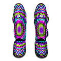 Dizzy Circle Moving Optical Illusion Muay Thai Shin Guards