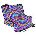 Dizzy Circle Moving Optical Illusion Pet Car Back Seat Cover