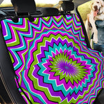 Dizzy Circle Moving Optical Illusion Pet Car Back Seat Cover