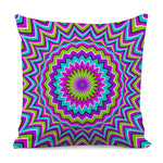 Dizzy Circle Moving Optical Illusion Pillow Cover
