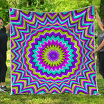 Dizzy Circle Moving Optical Illusion Quilt