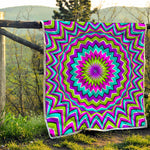 Dizzy Circle Moving Optical Illusion Quilt