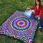 Dizzy Circle Moving Optical Illusion Quilt