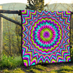 Dizzy Circle Moving Optical Illusion Quilt