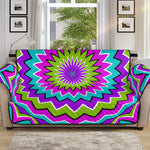 Dizzy Circle Moving Optical Illusion Sofa Protector