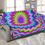 Dizzy Circle Moving Optical Illusion Sofa Protector