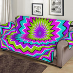 Dizzy Circle Moving Optical Illusion Sofa Protector