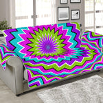 Dizzy Circle Moving Optical Illusion Sofa Protector