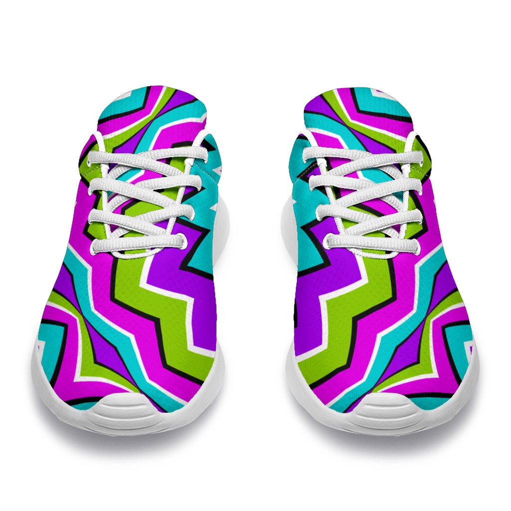 Dizzy Circle Moving Optical Illusion Sport Shoes GearFrost
