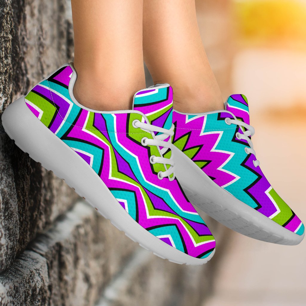 Dizzy Circle Moving Optical Illusion Sport Shoes GearFrost