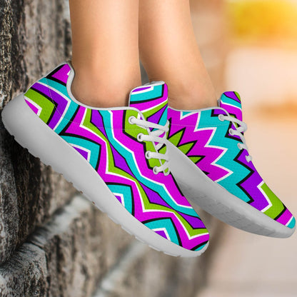 Dizzy Circle Moving Optical Illusion Sport Shoes GearFrost