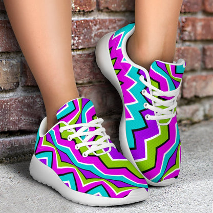 Dizzy Circle Moving Optical Illusion Sport Shoes GearFrost