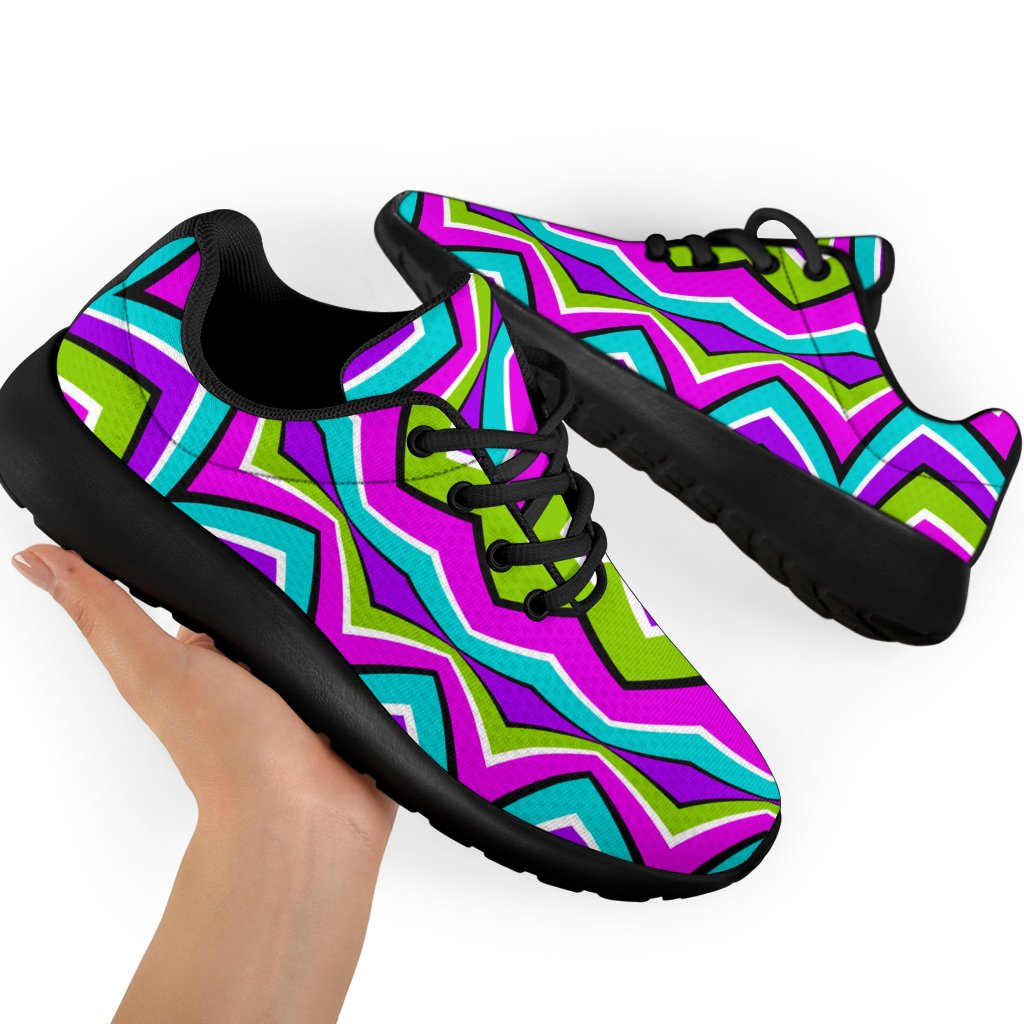 Dizzy Circle Moving Optical Illusion Sport Shoes GearFrost