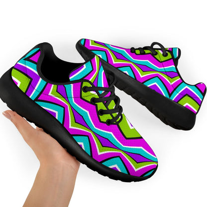 Dizzy Circle Moving Optical Illusion Sport Shoes GearFrost