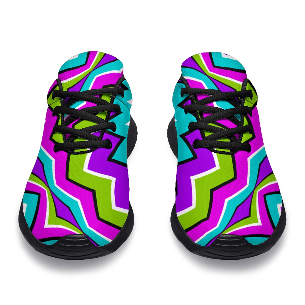 Dizzy Circle Moving Optical Illusion Sport Shoes GearFrost