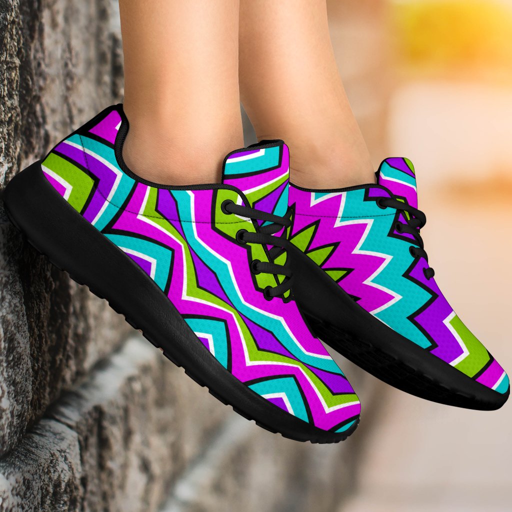 Dizzy Circle Moving Optical Illusion Sport Shoes GearFrost