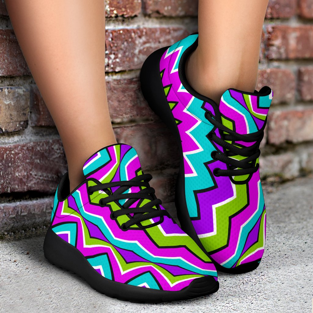 Dizzy Circle Moving Optical Illusion Sport Shoes GearFrost