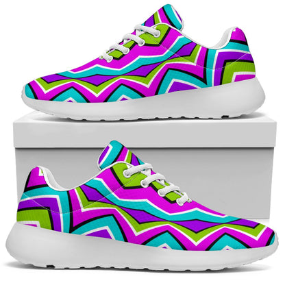 Dizzy Circle Moving Optical Illusion Sport Shoes GearFrost