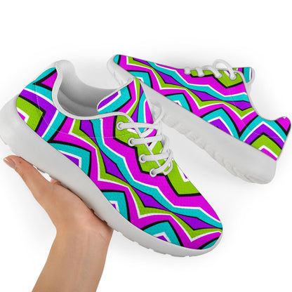 Dizzy Circle Moving Optical Illusion Sport Shoes GearFrost
