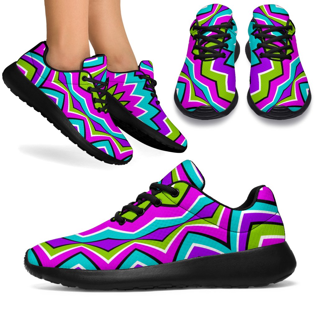 Dizzy Circle Moving Optical Illusion Sport Shoes GearFrost