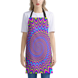 Dizzy Spiral Moving Optical Illusion Apron