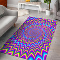 Dizzy Spiral Moving Optical Illusion Floor Mat